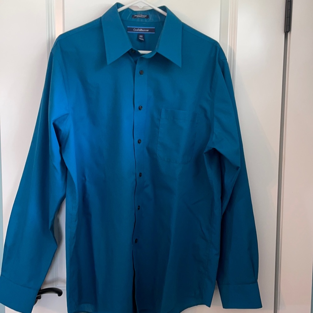 Teal dress shirt